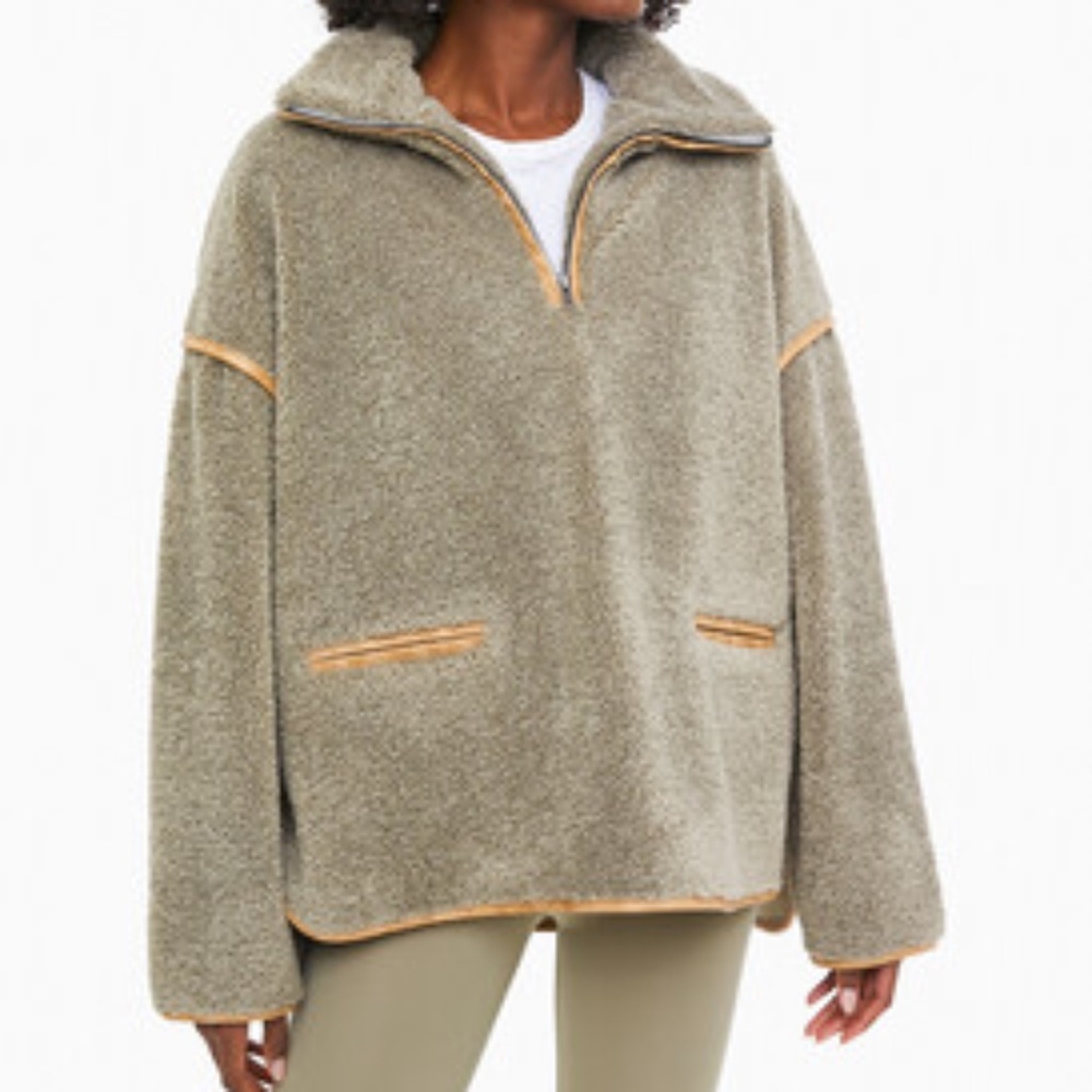 NWT Tuckernuck Olive Rhodes Quarter Zip